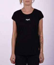 Kleinigkeit-Shirt EGAL, schwarz
