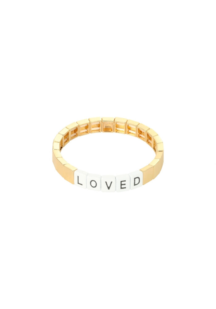 Armband LOVED gold