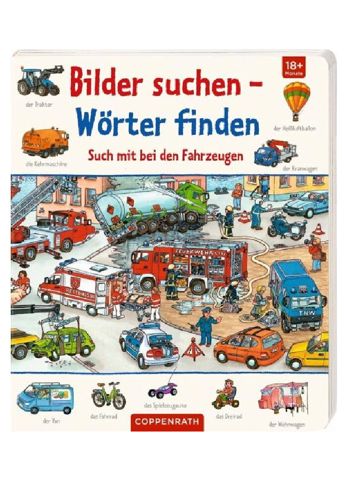 Kinderbuch Bilder Suchen - Wörter Finden (18-24 Monate)