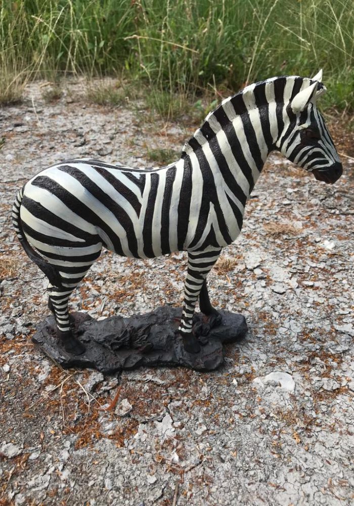 Große Zebra Statue