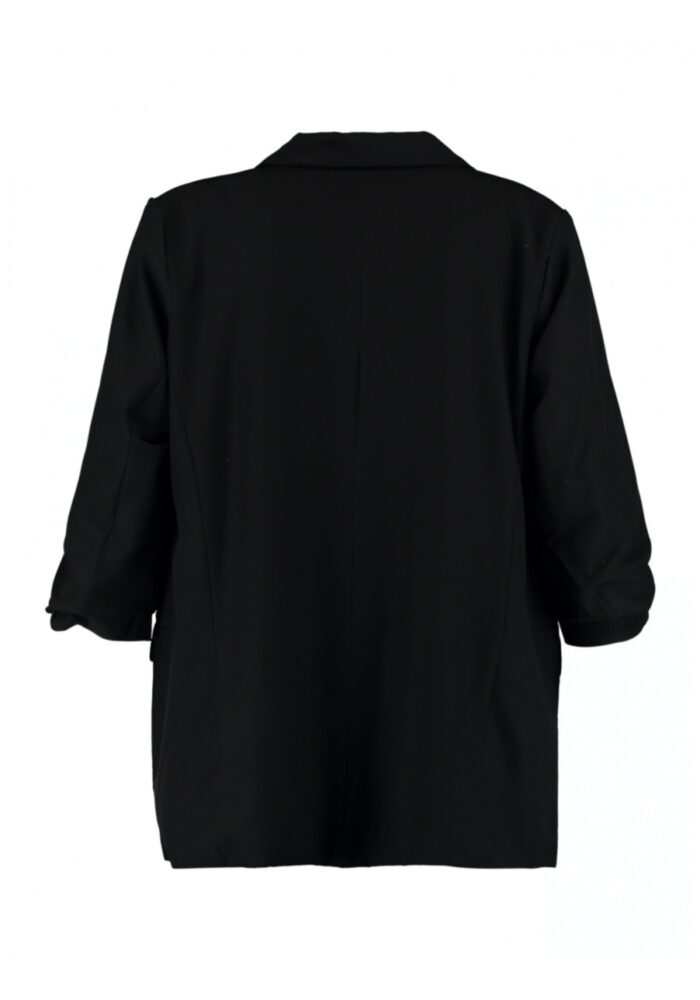 Schlichter Blazer mit absteigenden Revers & Taschen