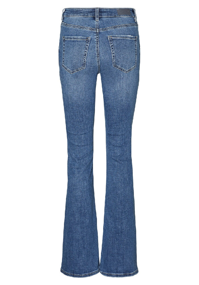 Flared Jeans in blue denim