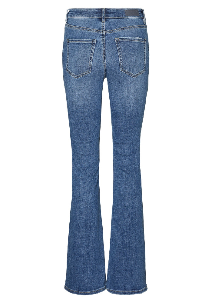 Flared Jeans in blue denim-2