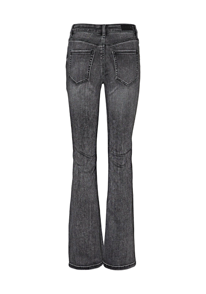 Flared Jeans in grey denim-2