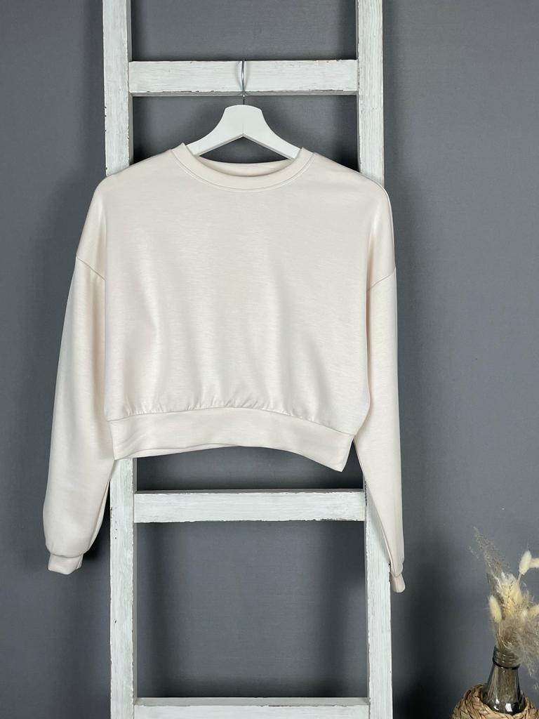 Schlichter Crop Sweater