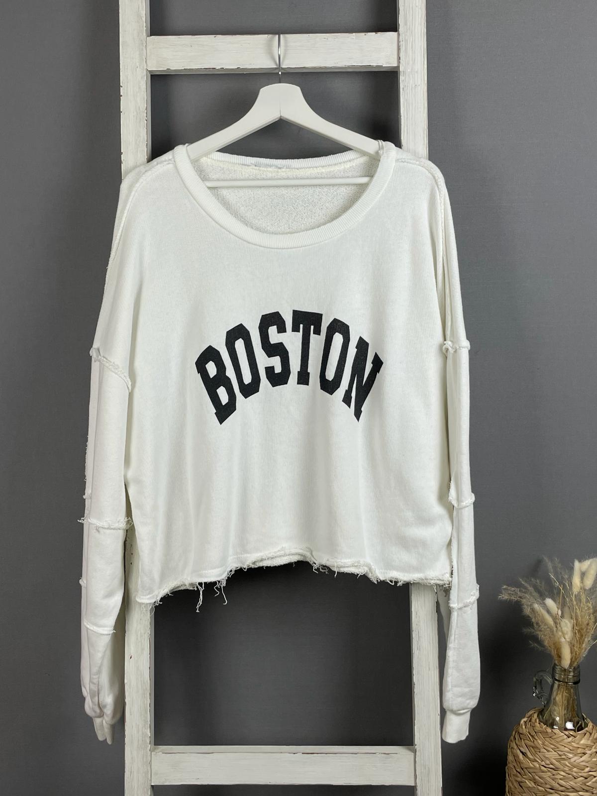 Cropped Sweater BOSTON