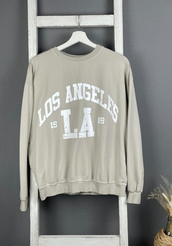 Sweater mit LA 1989 Print