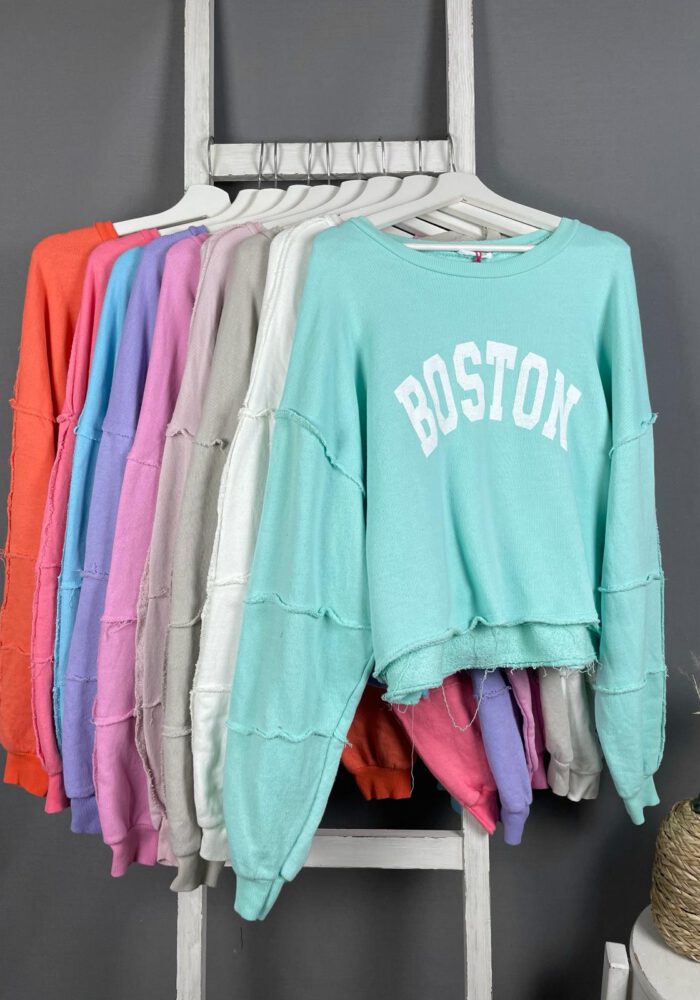 Cropped Sweater BOSTON