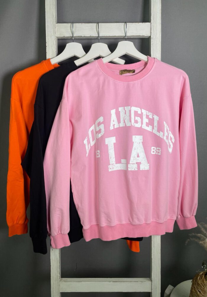 Sweater mit LA 1989 Print