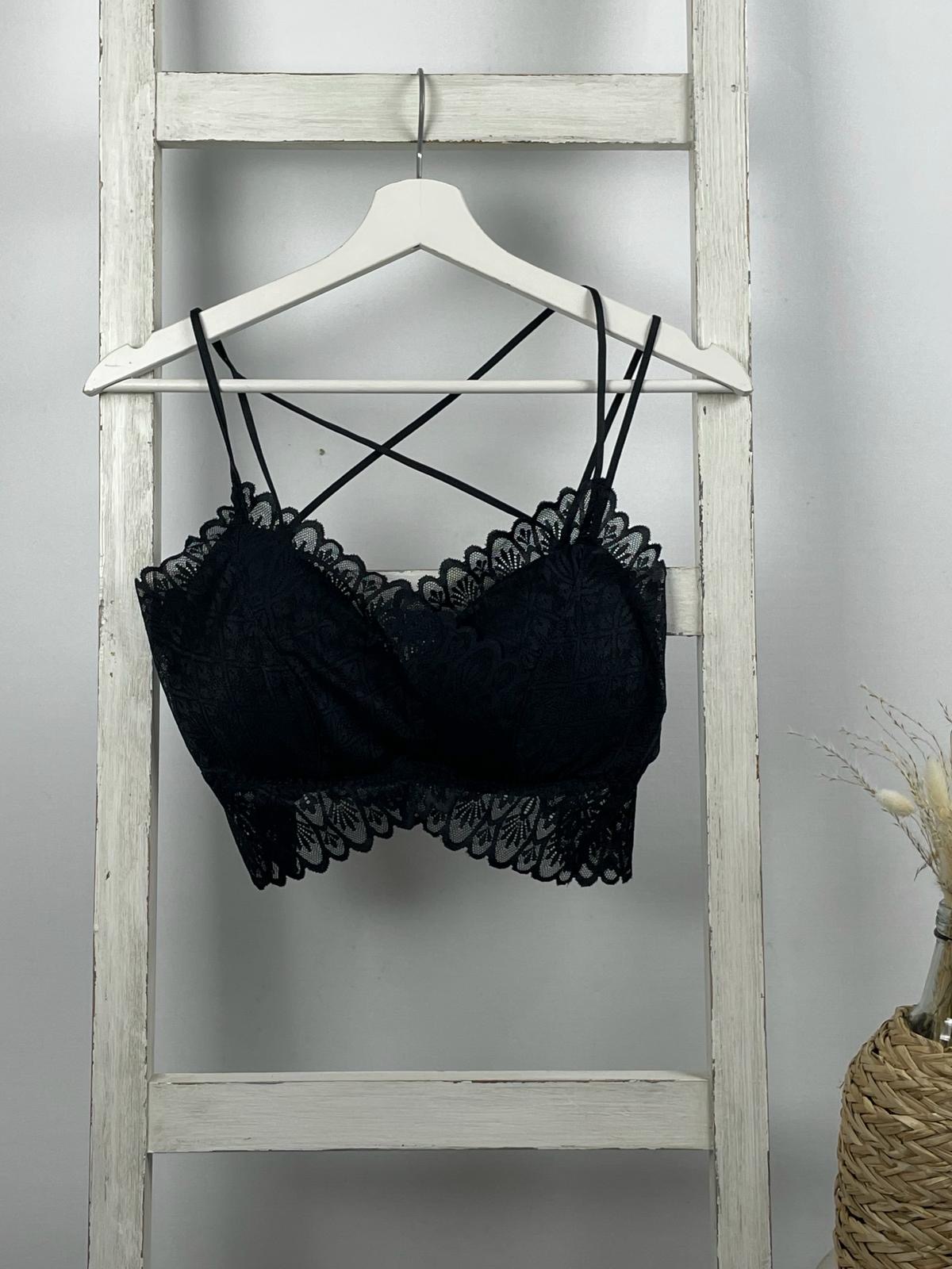 Spitzen Bralette mit sexy Rückendetail