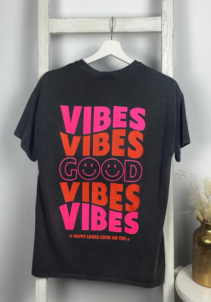 T-Shirt Good Vibes & Backprint