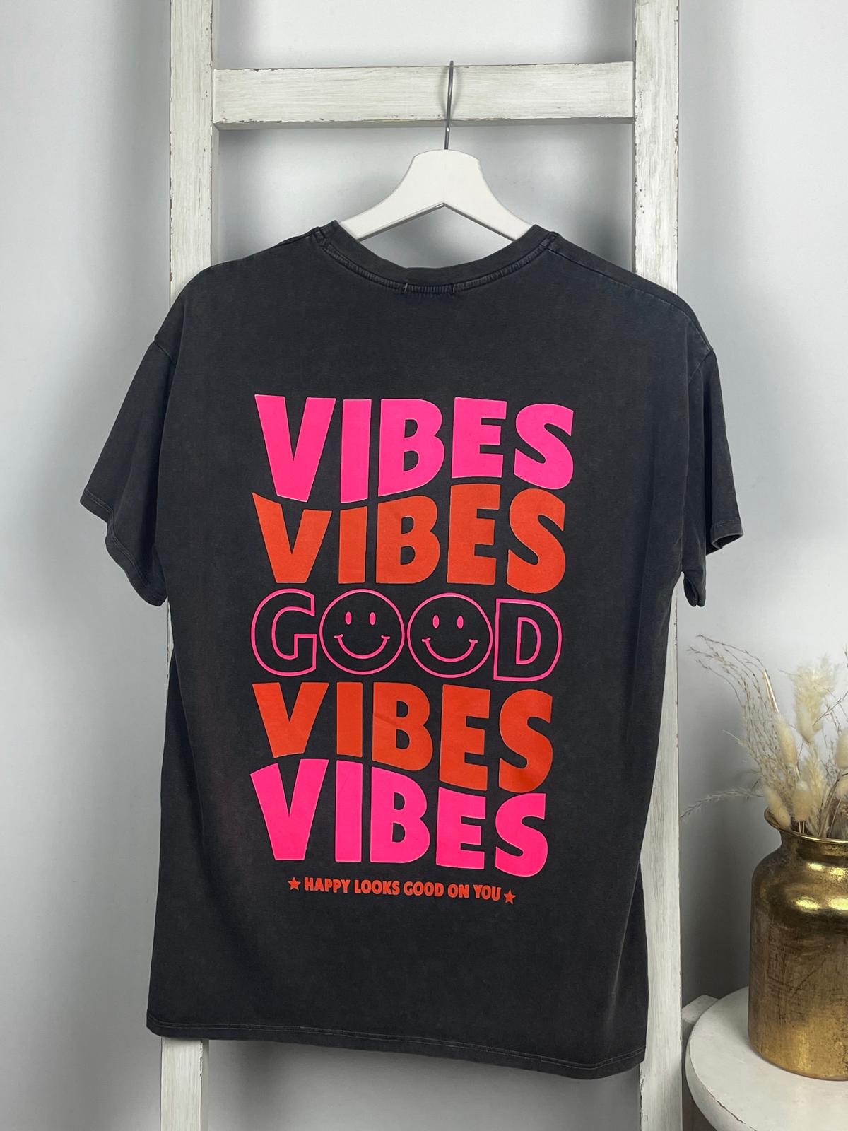 T-Shirt Good Vibes & Backprint