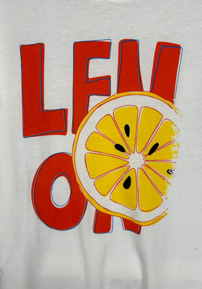 T-Shirt mit LEMON Print