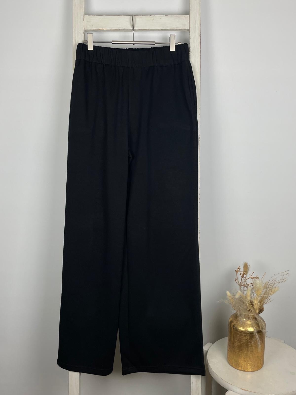 Wide Leg Scuba Hose mit Taschen