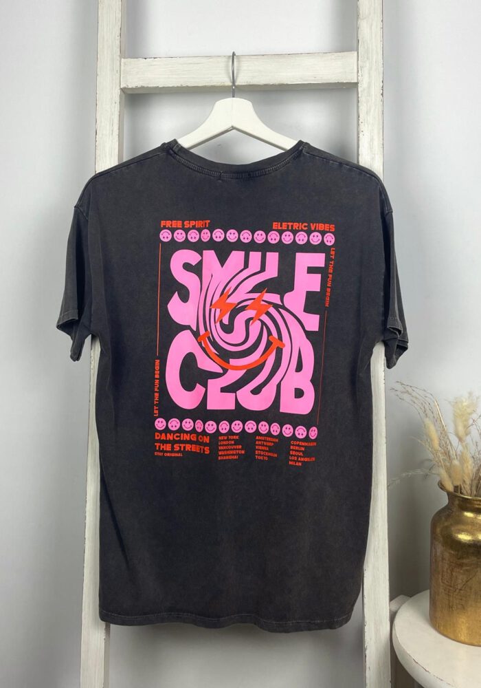 Backprint T-Shirt Smile Club