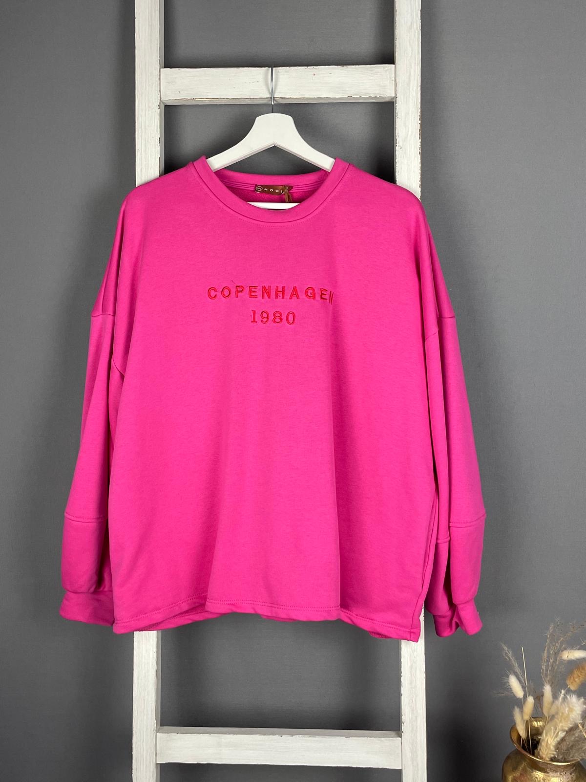 Sweater mit Copenhagen Stick Druck 1980