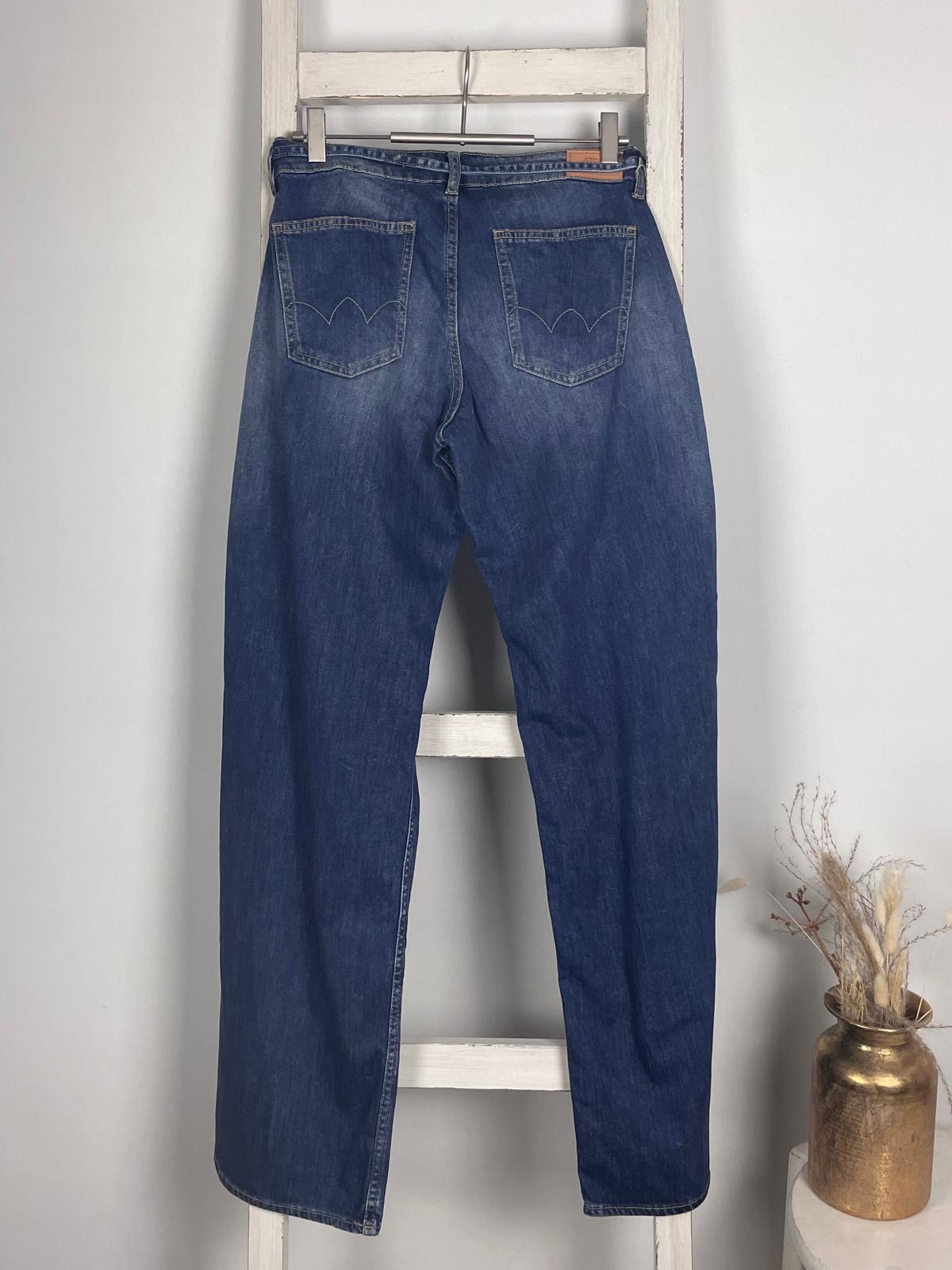 LE TEMPS DES CERISES Wide Leg Jeans mit dünnem Jeansgürtel