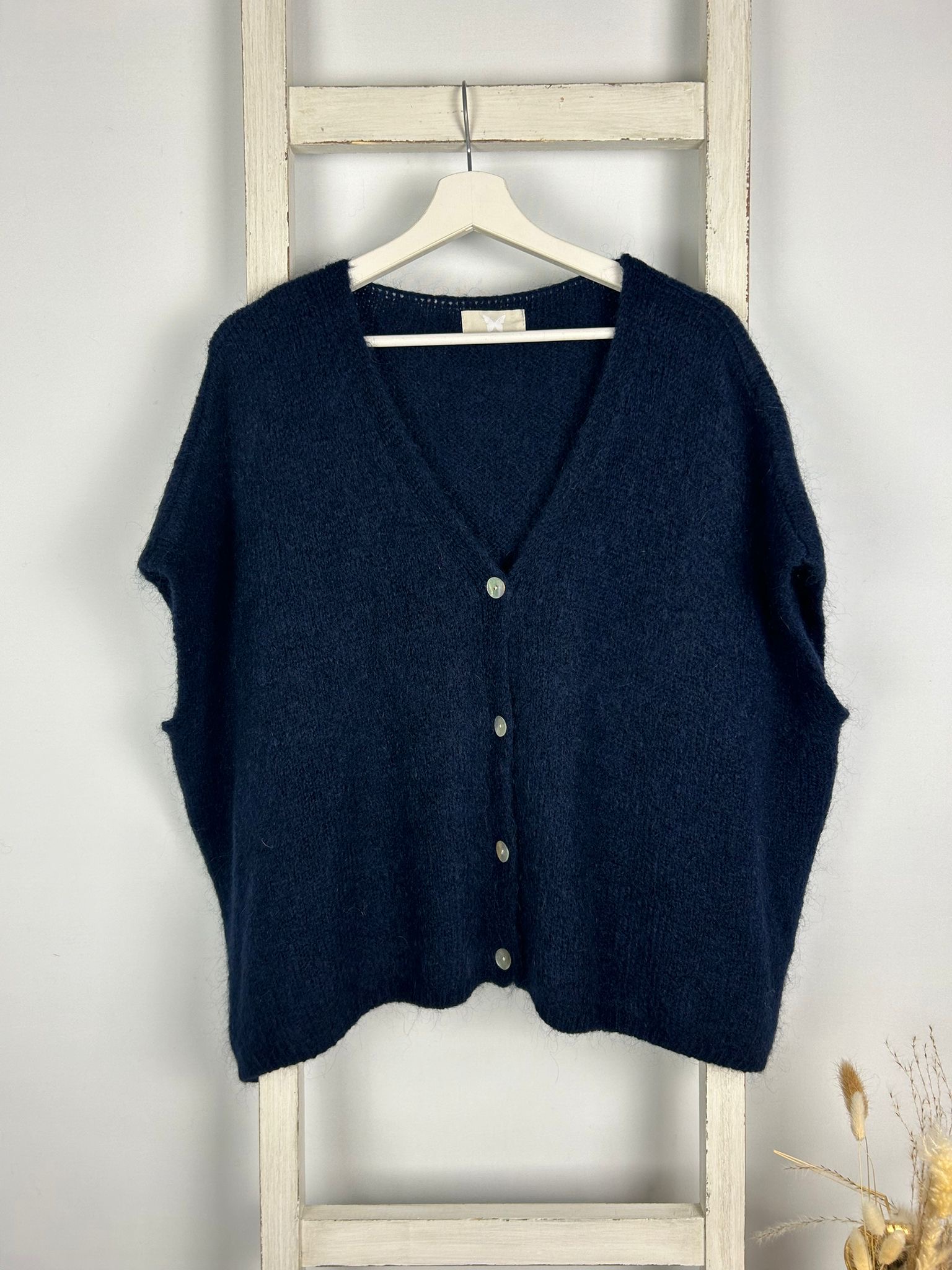 Pullunder Cardigan mit Knopfleiste