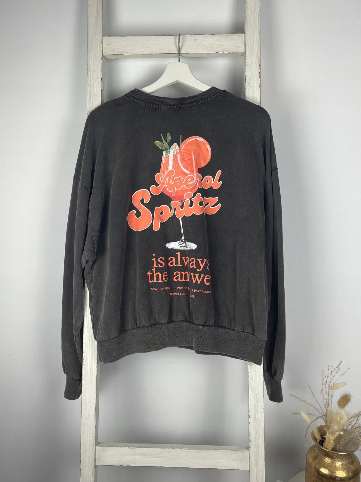 Backprint Sweater “APEROL SPRITZ”