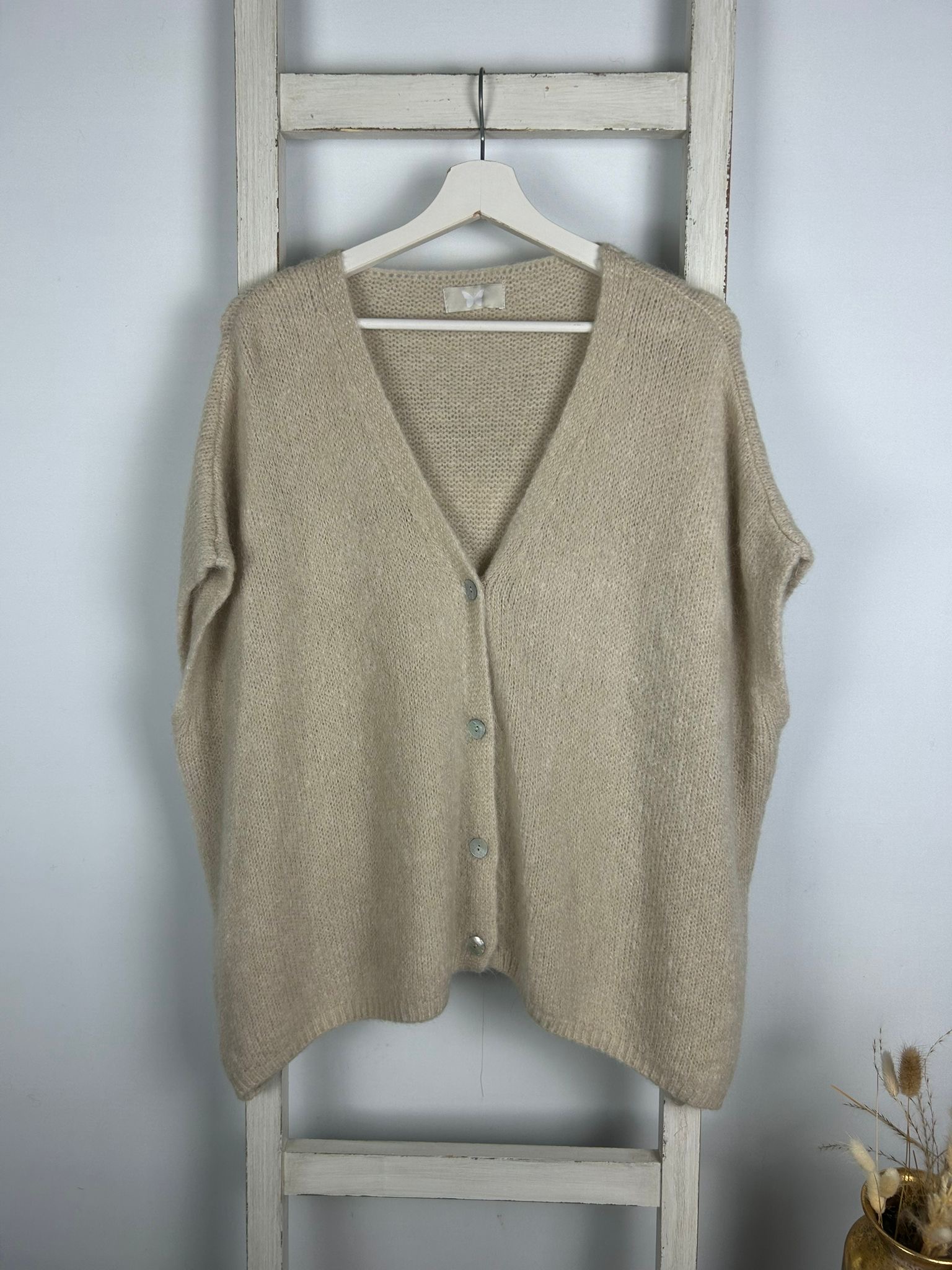 Pullunder Cardigan mit Knopfleiste