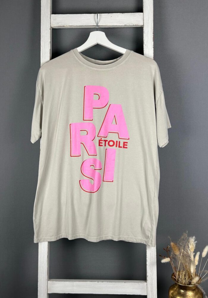 T-Shirt mit 'Paris Etoile' Print