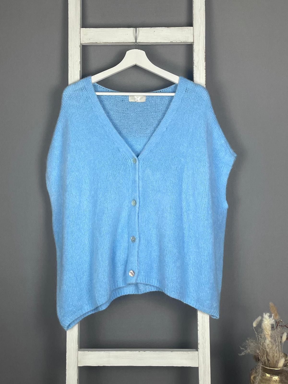 Pullunder Cardigan mit Knopfleiste