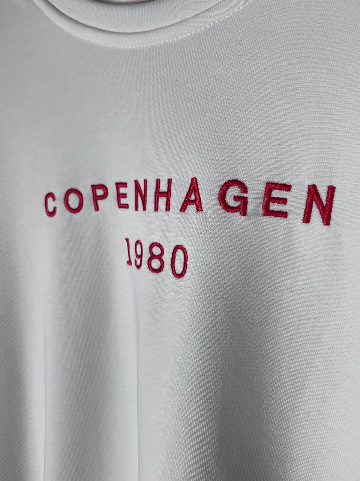 Sweater mit Copenhagen Stick Druck 1980