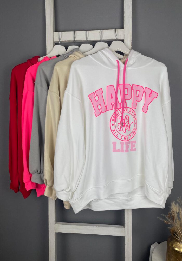 Hoodie HAPPY LIFE