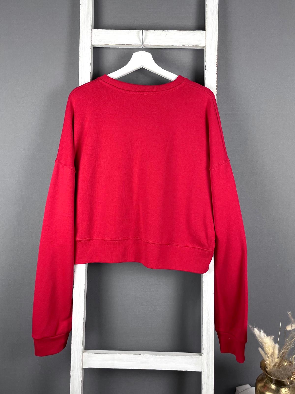 Crop-Sweater “Hey”