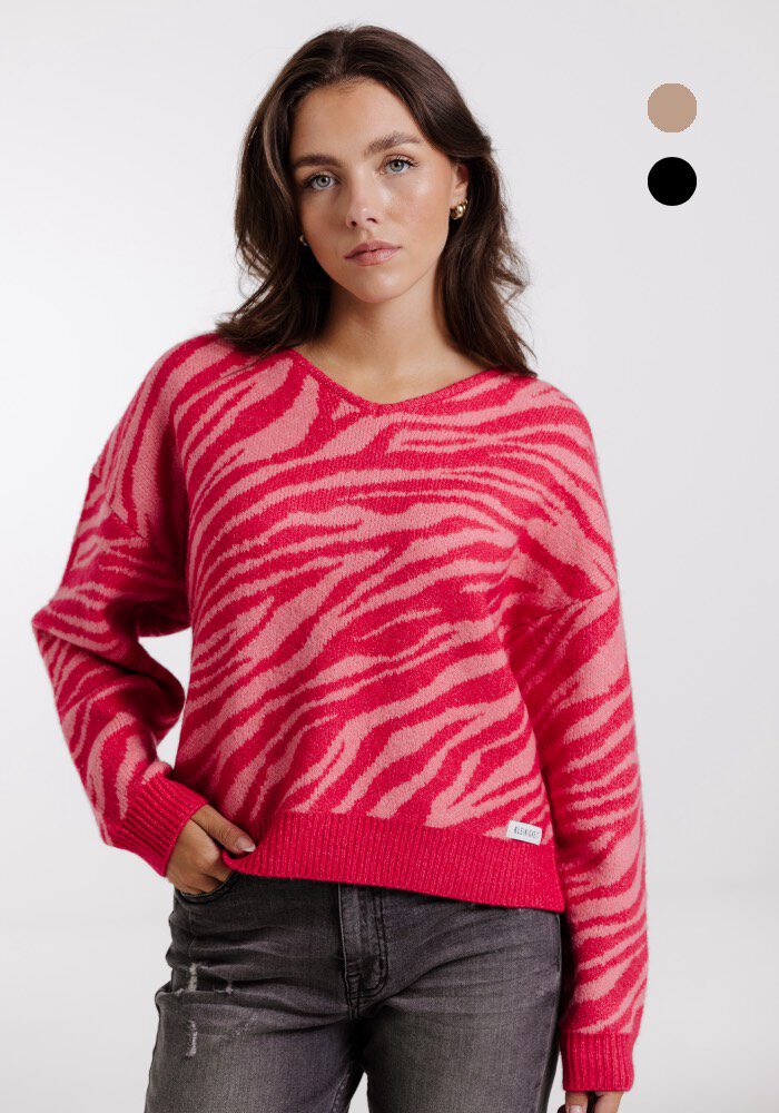 Kleinigkeit WOLLMA DREIECK JACQUARD Pullover