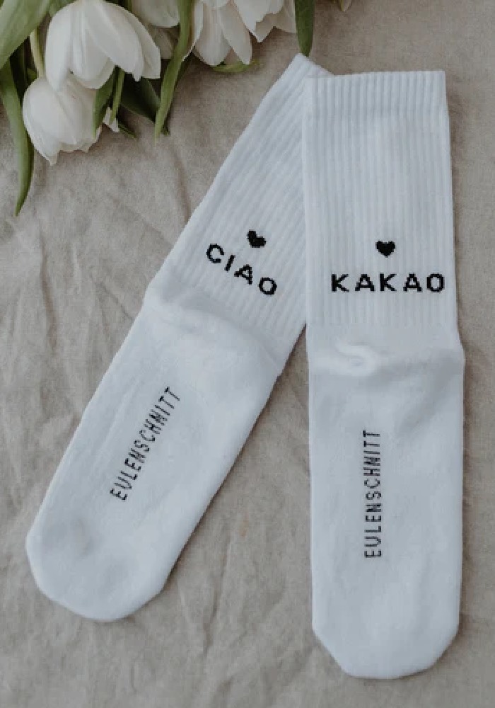 EULENSCHNITT Socken CIAO KAKAO