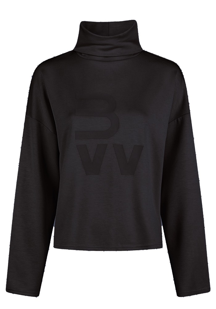 Broadway Rollkragen Sweater mit Print