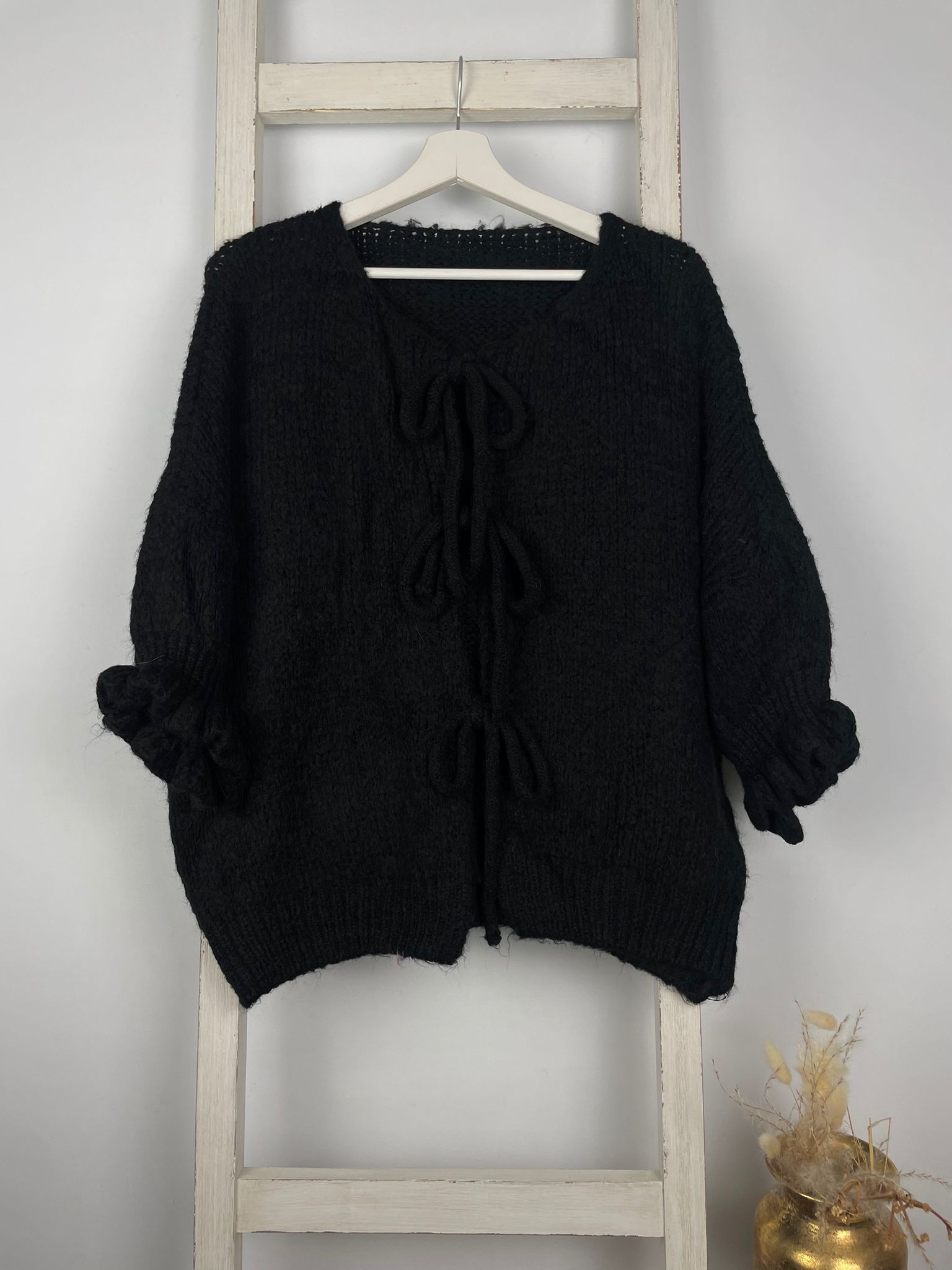 Cardigan mit Schleifen