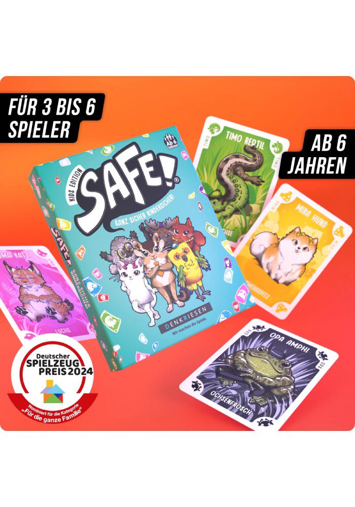 Kartenspiel SAFE! -Kids Edition