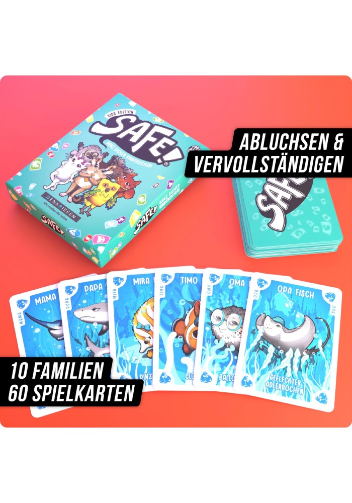 Kartenspiel SAFE! -Kids Edition