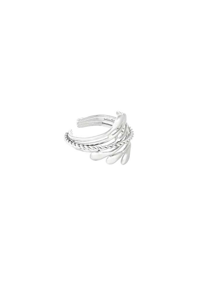 Ring Splash Silber