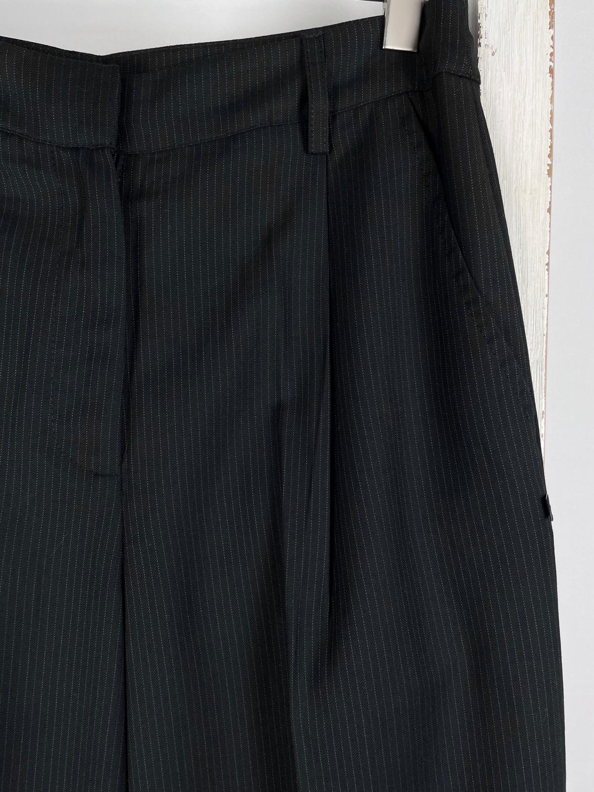 LE TEMPS DES CERISES Wide Leg Hose “SAGUES” mit Nadelstreifen