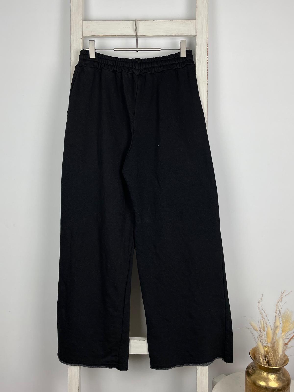 Wide Leg Sweathose mit Kordelband