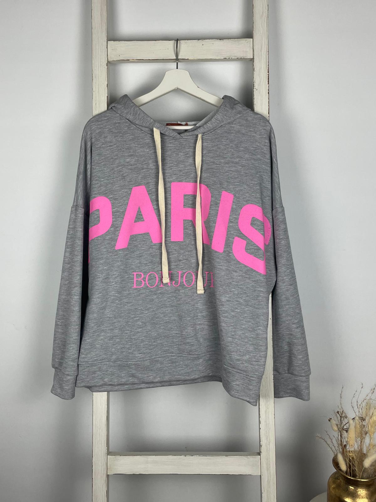 Hoodie mit “PARIS” Print