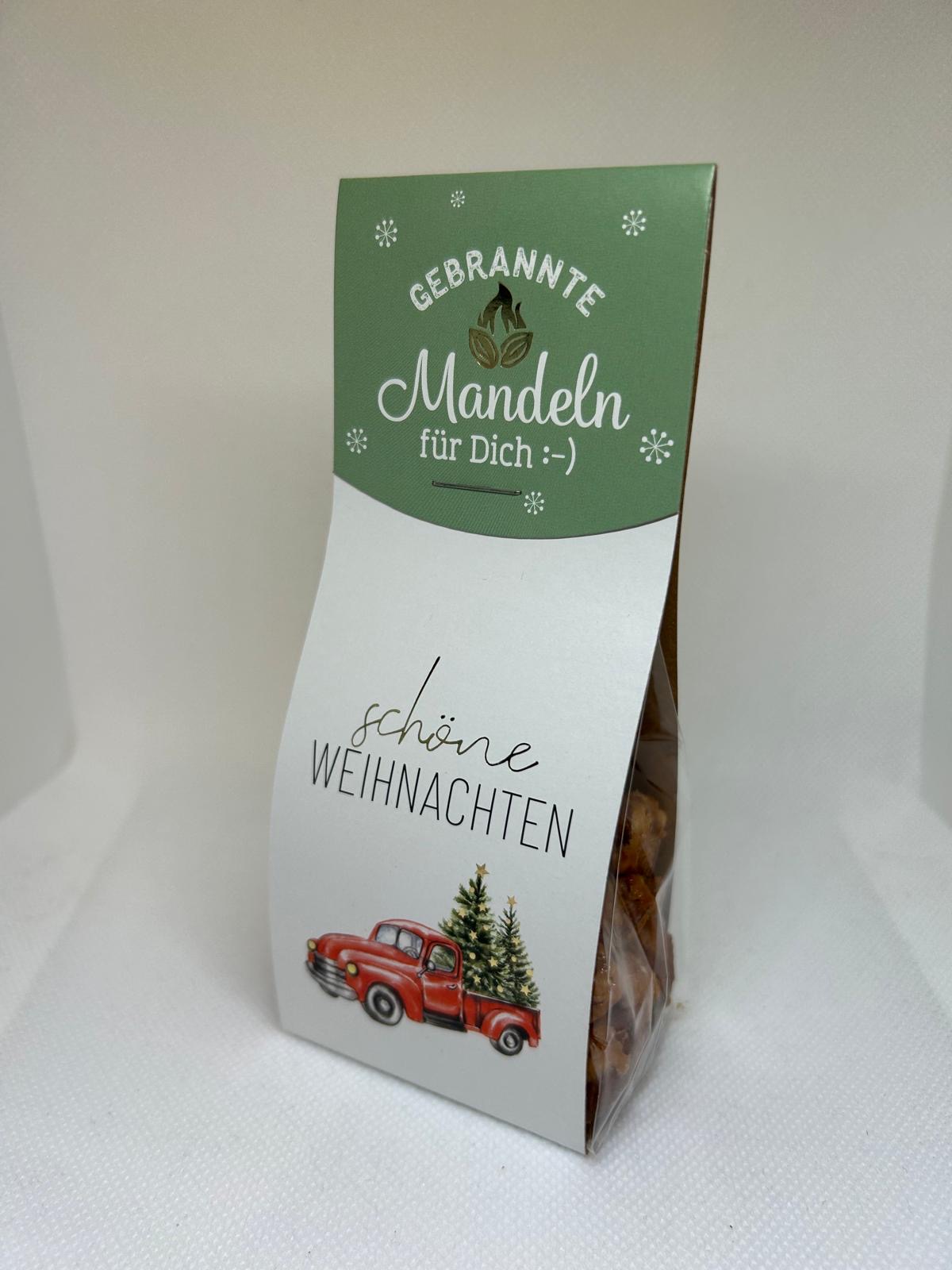 Weihnachtliche gebrannte Mandeln