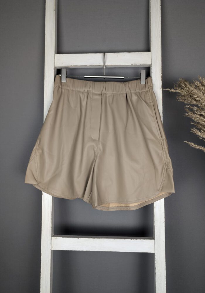 Lederimitat Shorts