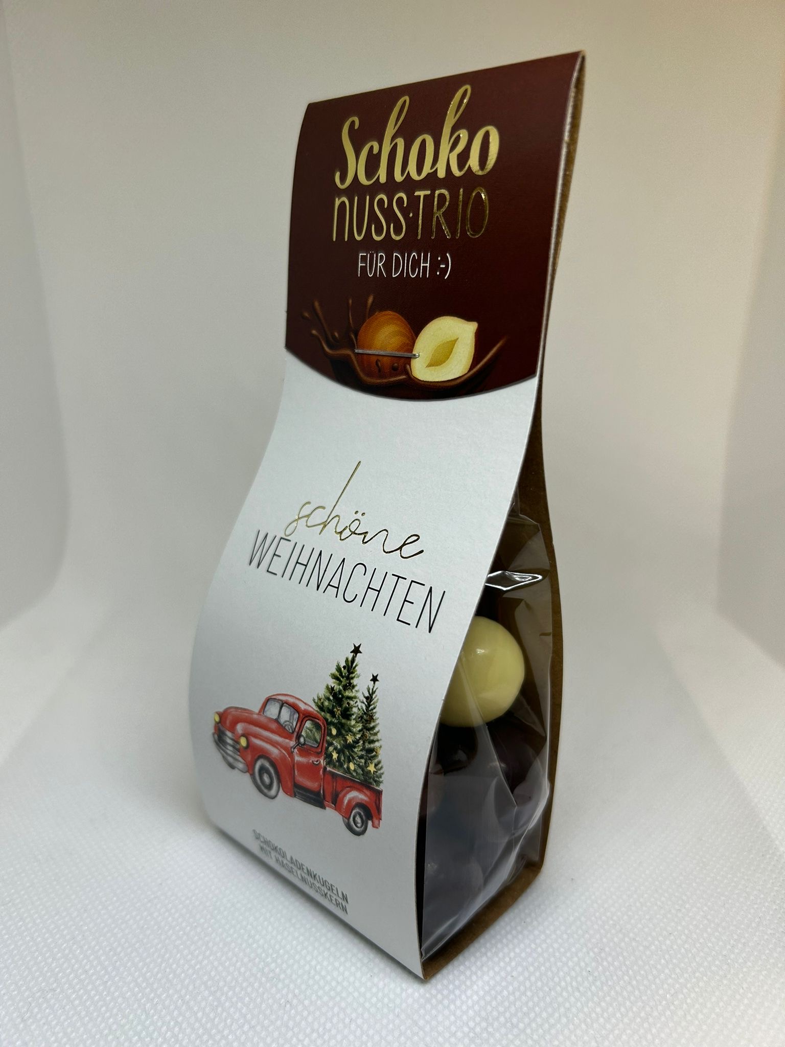 Weihnachtliches Schoko-Nuss Trio