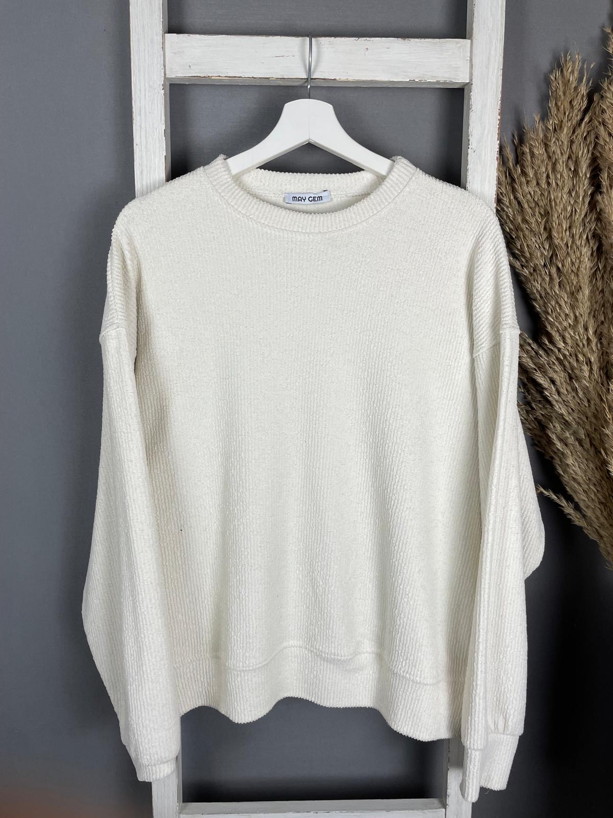 Gerippter Sweater