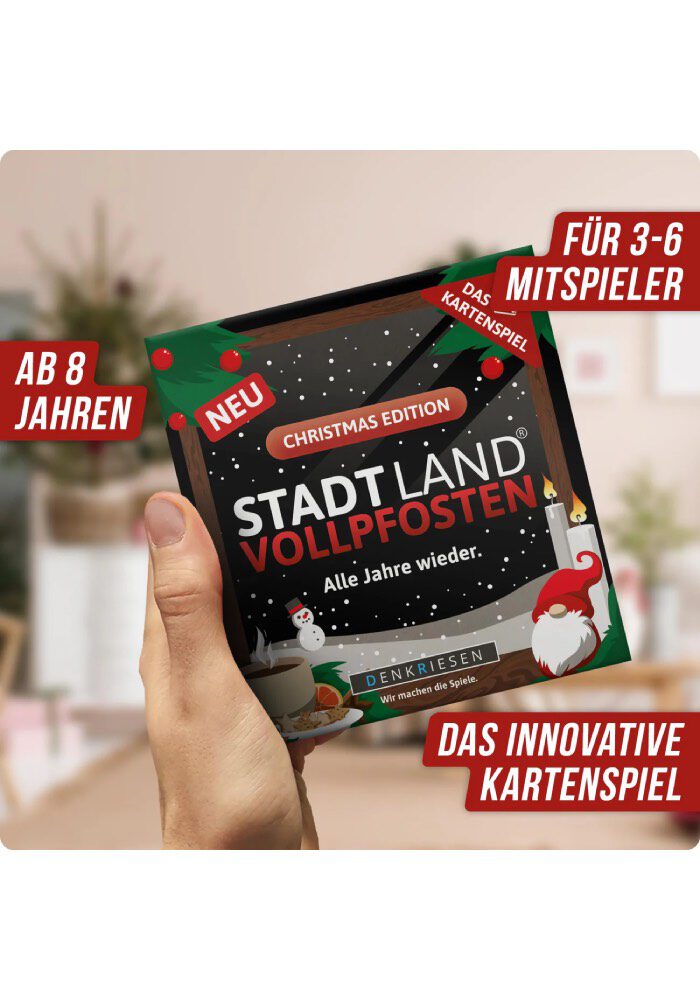 Stadt Land Vollpfosten CHRISTMAS EDITION Karten