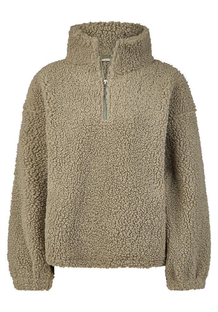 BROADWAY Teddy Pullover mit Zip