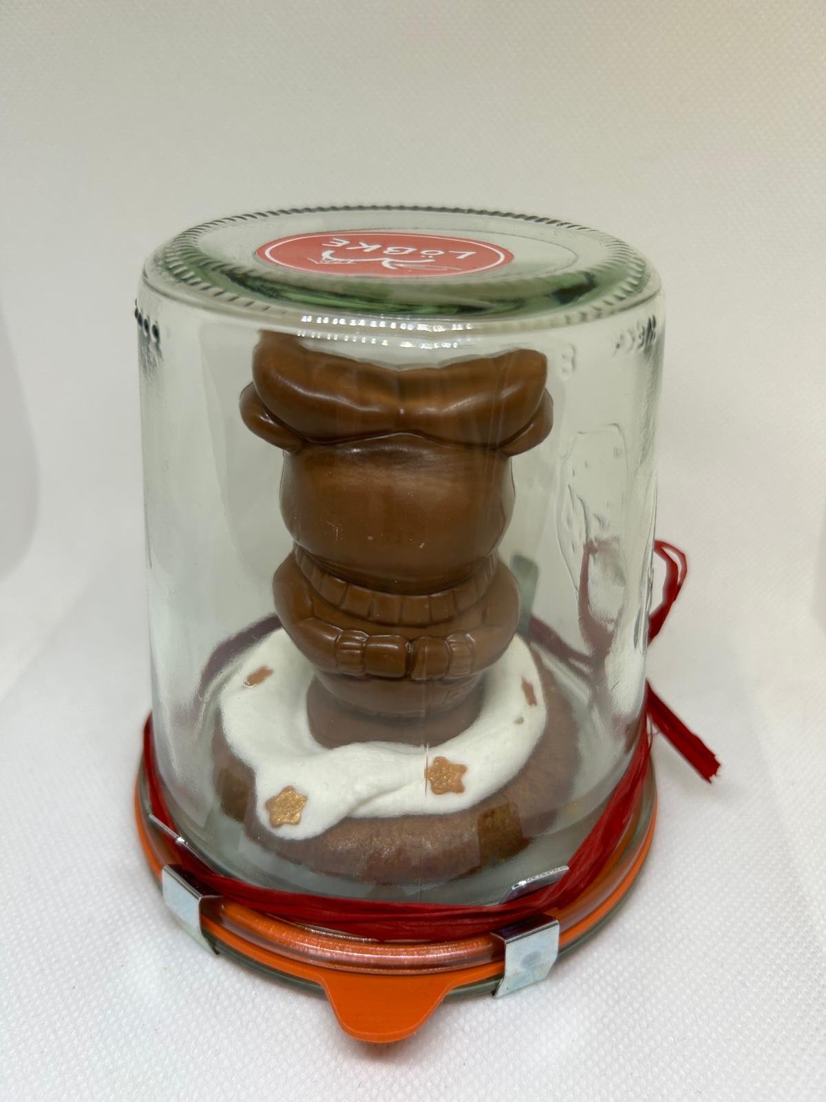 Schokoladen-Rentier auf Lebkuchen 60g