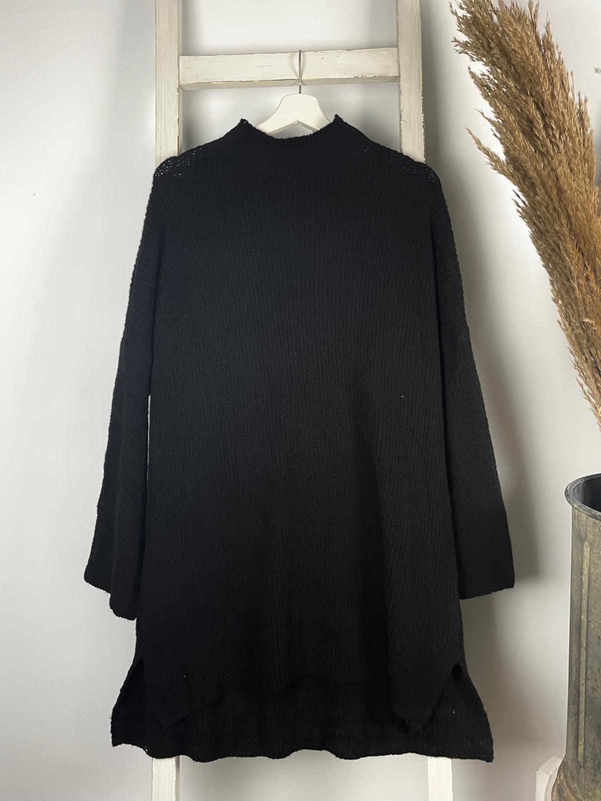 Longpullover mit Turtleneck