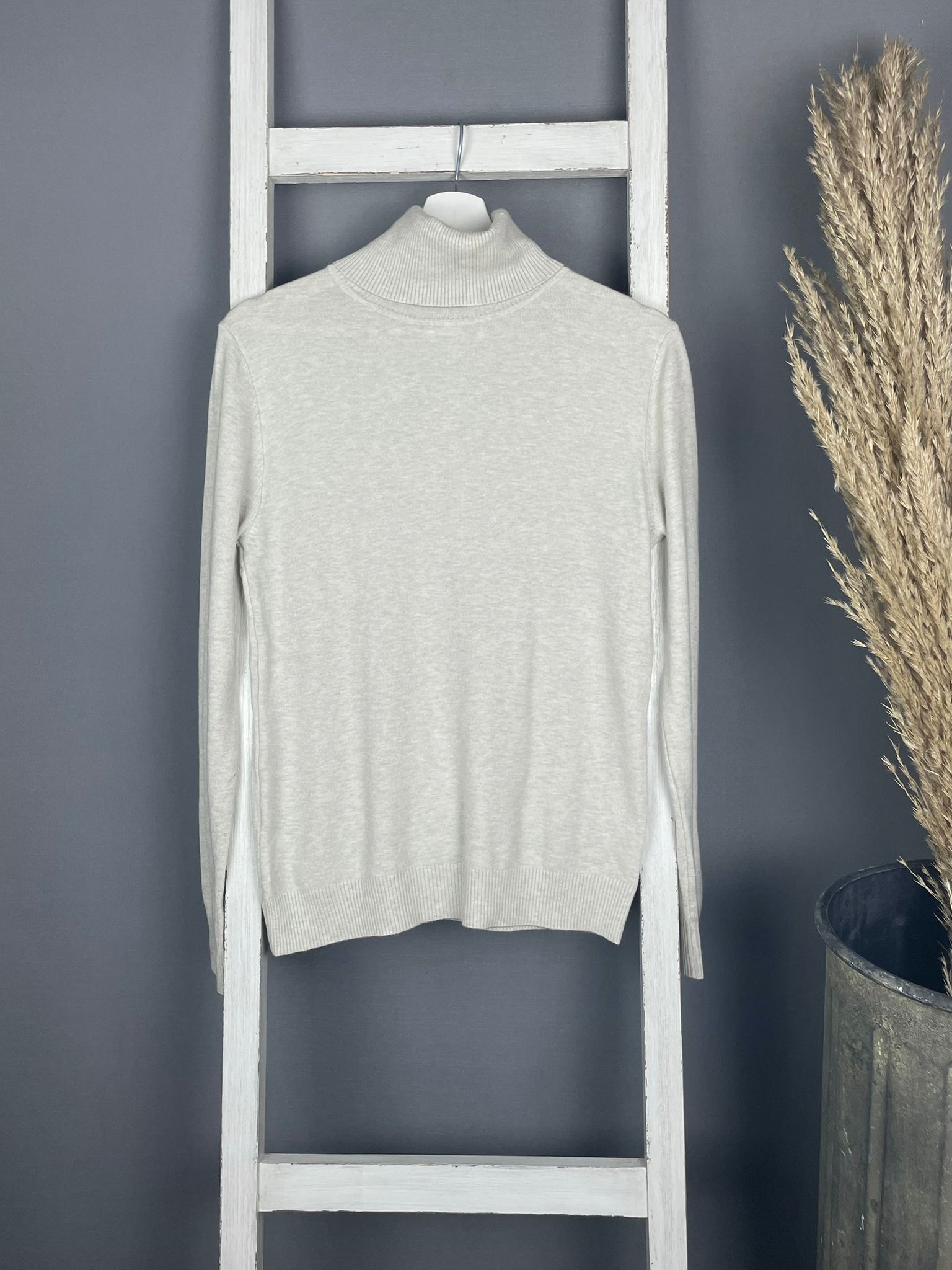 Basic Rollkragen Pullover