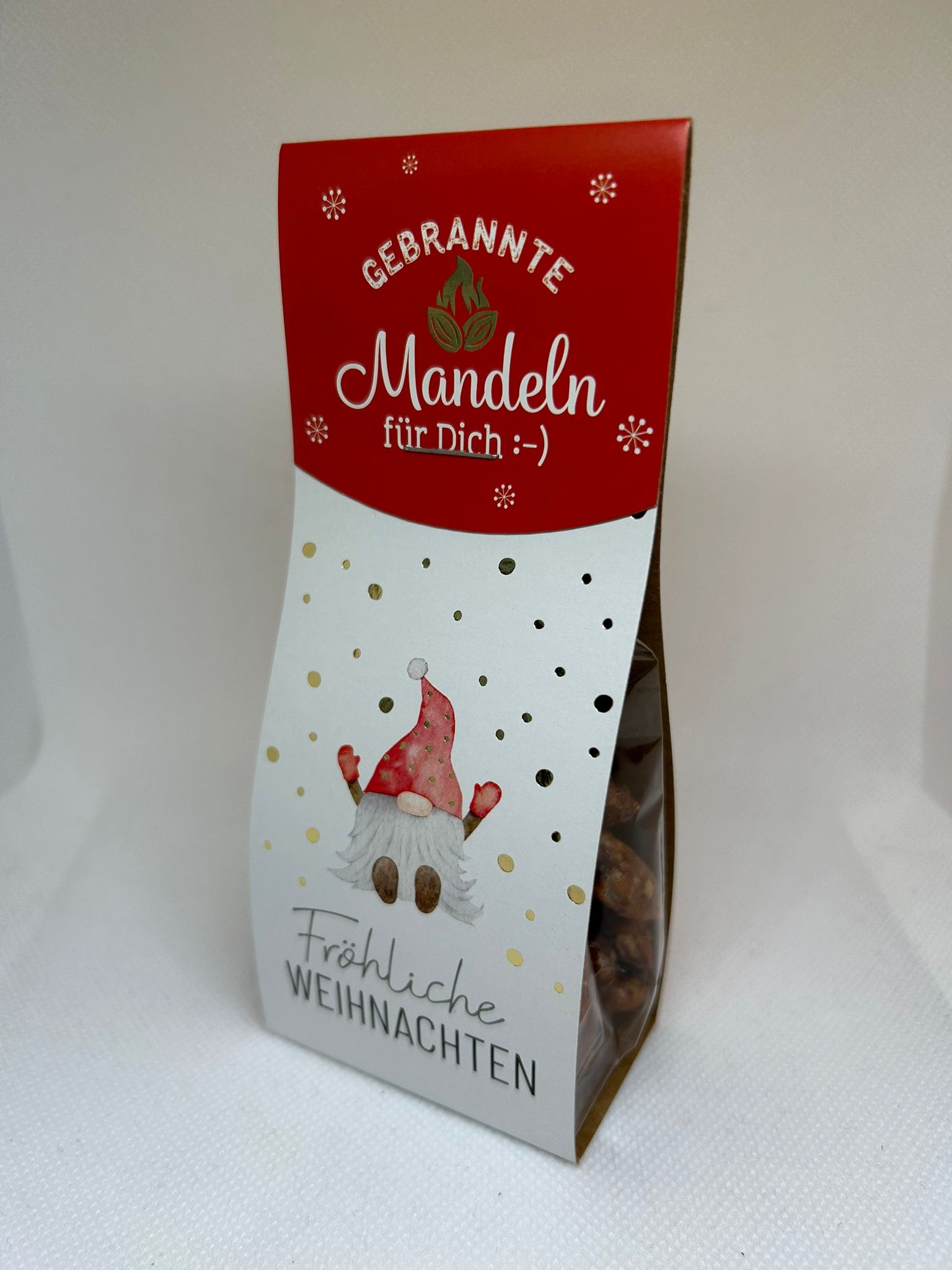 Weihnachtliche gebrannte Mandeln