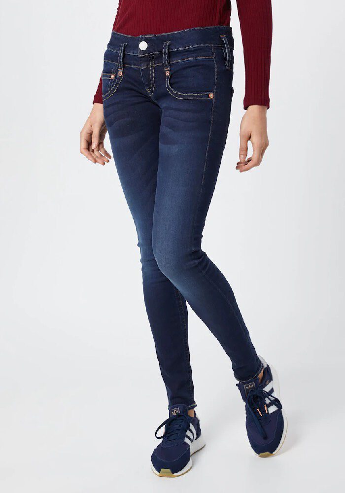 Herrlicher Dark PITCH Slim Jeans